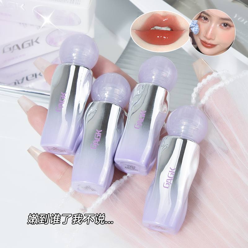رژلب مایع  بنفش پینترستی گک GAGKکره ای