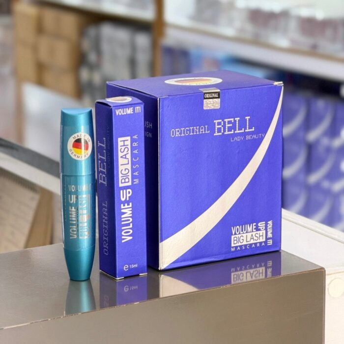 ریمل حجم دهنده پوکه آبی بل BELL