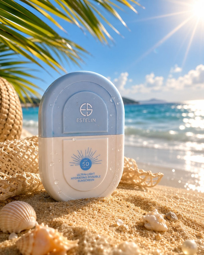 ضد آفتاب بی رنگ SPF50 استلین ESTELIN